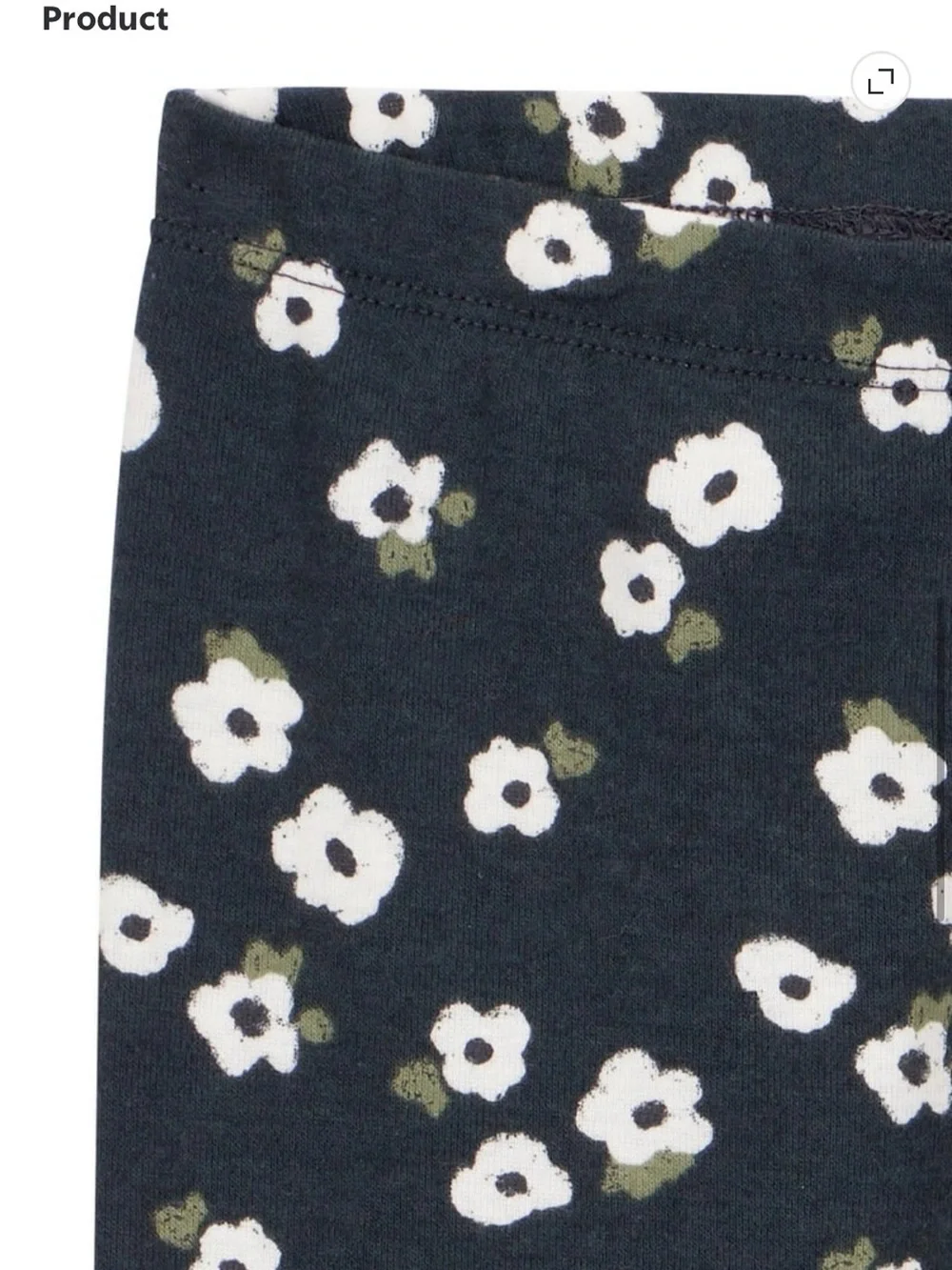 Carter's Black & White Floral Pajama Set